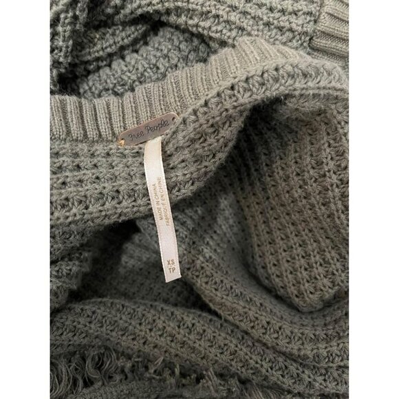 Free People Moonshine Sweater Sage Green Size XS - Picture 9 of 10